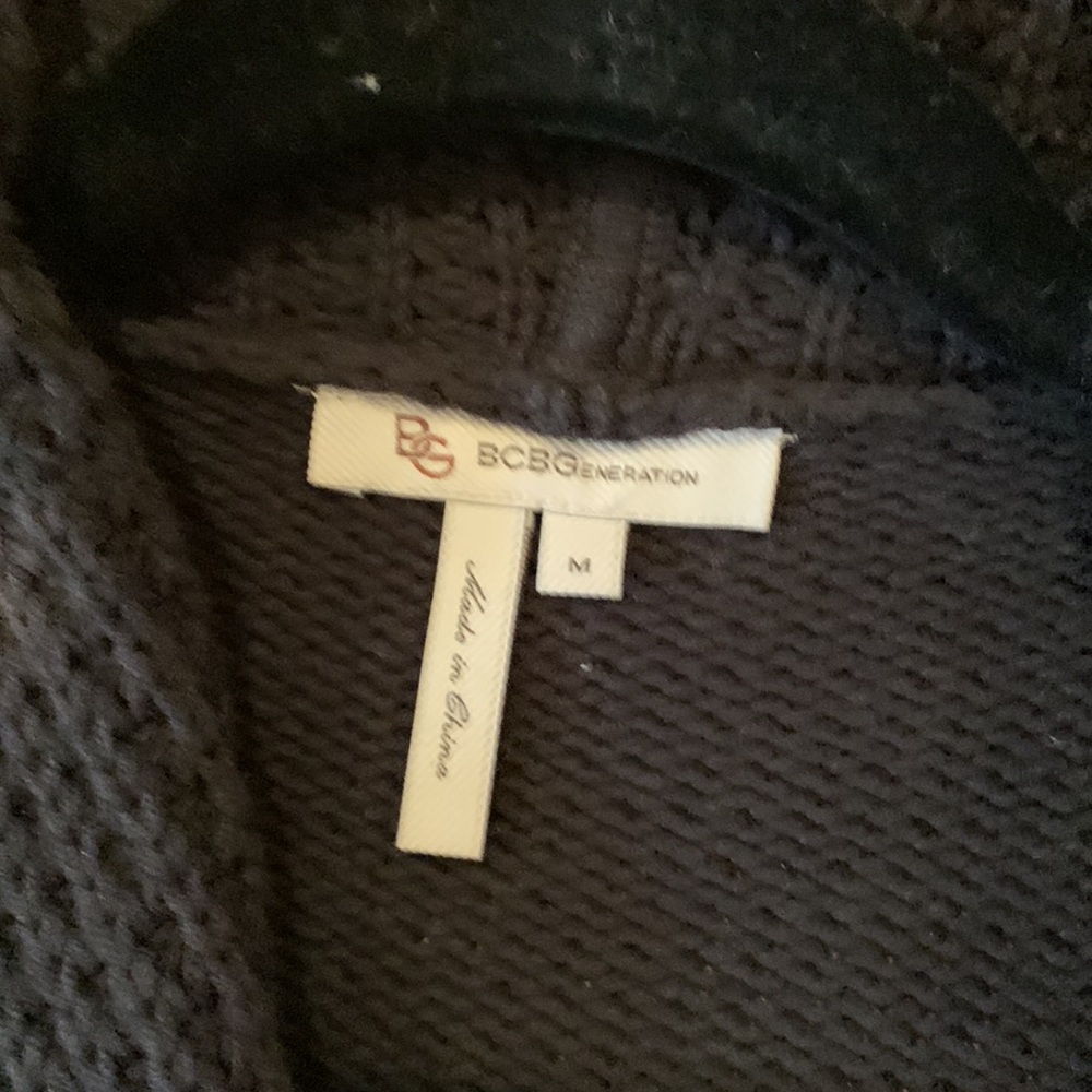 Bcbgeneration Black Medium Sweater Cotton/Acrylic… - image 2